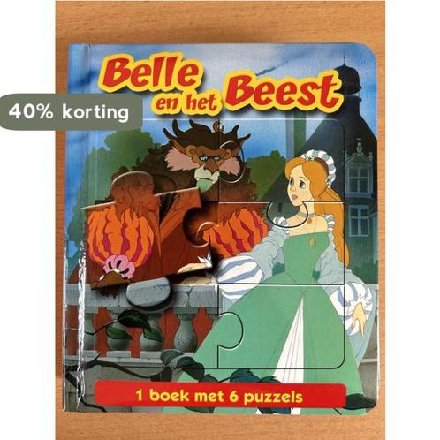 Belle en de Beest 1 boek met 6 puzzels 8711243020305, Boeken, Overige Boeken, Gelezen, Verzenden