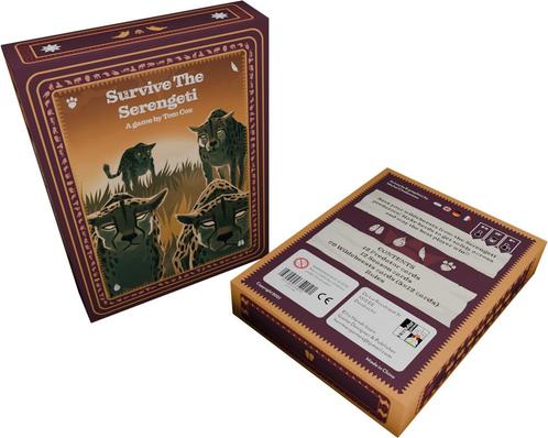 Survive The Serengeti - Kaartspel | Henmar Games -, Hobby en Vrije tijd, Gezelschapsspellen | Kaartspellen, Nieuw, Verzenden