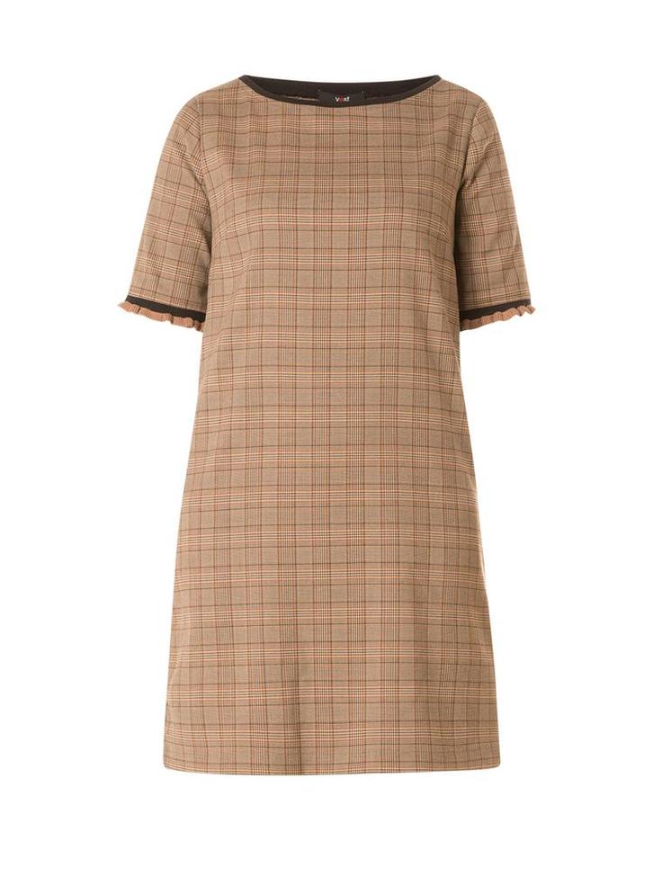 Yesta ruit Jurk Bindy 105CM Maat:, Kleding | Dames, Jurken, Overige kleuren, Nieuw, Verzenden