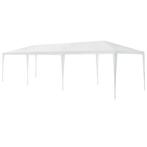 Paviljoen partytent met 8 zijwanden 9x3x2,55 m wit, Tuin en Terras, Partytenten, Verzenden, Nieuw