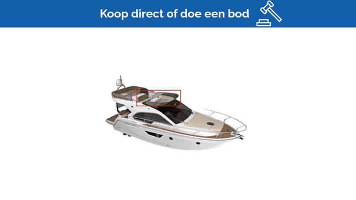 Bieden: Sessa Marine Fly 40 flybridge pilot cover beige - 0, Watersport en Boten, Bootonderdelen, Nieuw, Zeilboot of Motorboot