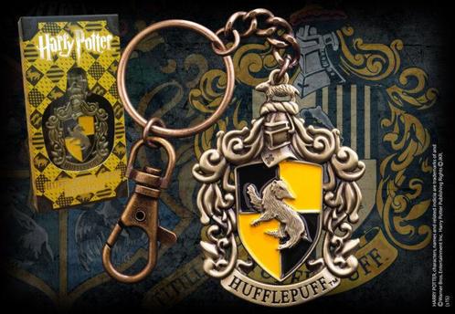 Harry Potter Metalen Sleutelhanger Huffelpuff 5 cm, Verzamelen, Harry Potter, Nieuw, Ophalen of Verzenden