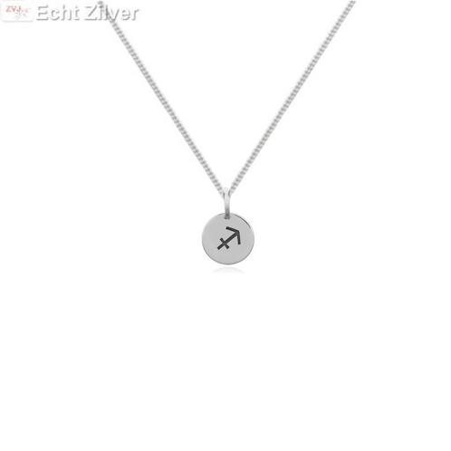 925 Zilveren Boogschutter Sagittarius sterrenbeeld zodiak ke, Sieraden, Tassen en Uiterlijk, Kettingen, Nieuw, Verzenden