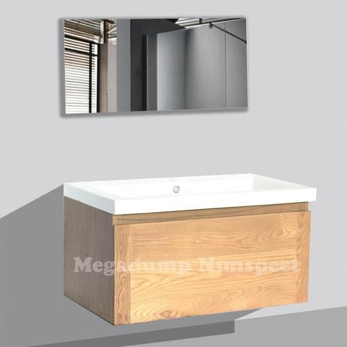 Vision Houten badkamermeubel wood Trendline 80, Huis en Inrichting, Badkamer | Badkamermeubels, Nieuw, Verzenden