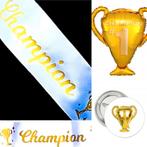 Folie ballon goud Champion Nr 1 beker, Verzenden, Nieuw