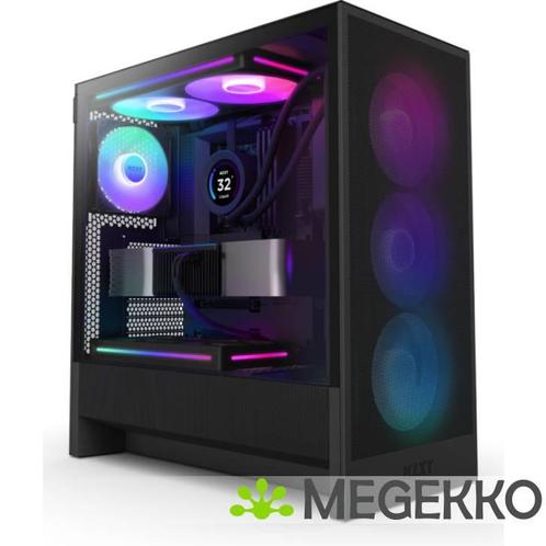 NZXT H5 Flow RGB - Black 2024, Computers en Software, Computerbehuizingen, Nieuw, Verzenden