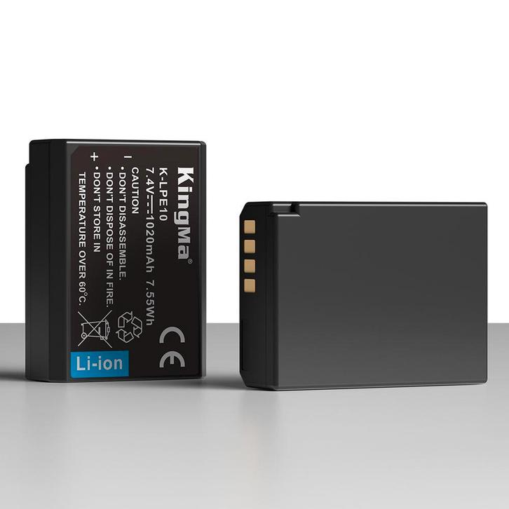 KingMa Accu voor Canon LP-E10 - 1020mAh (Nieuw), Audio, Tv en Foto, Fotografie | Fotostudio en Toebehoren, Nieuw, Verzenden