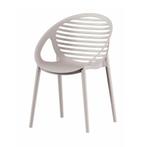 Eetkamerstoel  Kunststof Beige - Kuipstoel Beige - Stoel, Huis en Inrichting, Stoelen, Ophalen of Verzenden, Nieuw