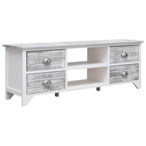 TV Kast Massief Hout | Tweedekansje | OP = OP (tv meubel), Huis en Inrichting, Kasten | Televisiemeubels, 25 tot 50 cm, Nieuw