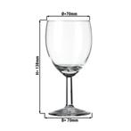 GGM Gastro | (12 stuks) Wijnglas - GILDE - 200 ml |, Huis en Inrichting, Keuken | Servies, Verzenden, Nieuw, Effen