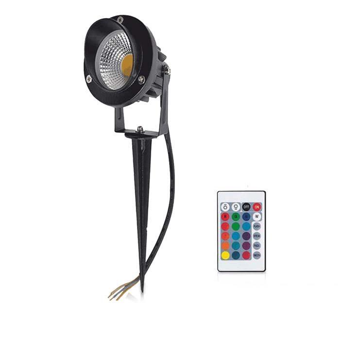 Tuinspot Torcello | 9 watt | RGBW | IP65 | Mat zwart | Inclu, Tuin en Terras, Buitenverlichting, Spots, Nieuw, Minder dan 50 watt