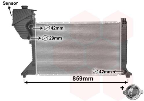 RADIATOR VOOR MERCEDES BENZ SPRINTER 1995-2000 9015003500, Auto-onderdelen, Airco en Verwarming, Nieuw, Ophalen of Verzenden