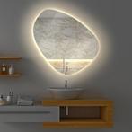 Badkamerspiegel Gliss Fury Organic LED Verlichting 80x80 cm, Huis en Inrichting, Woonaccessoires | Spiegels, Ophalen of Verzenden