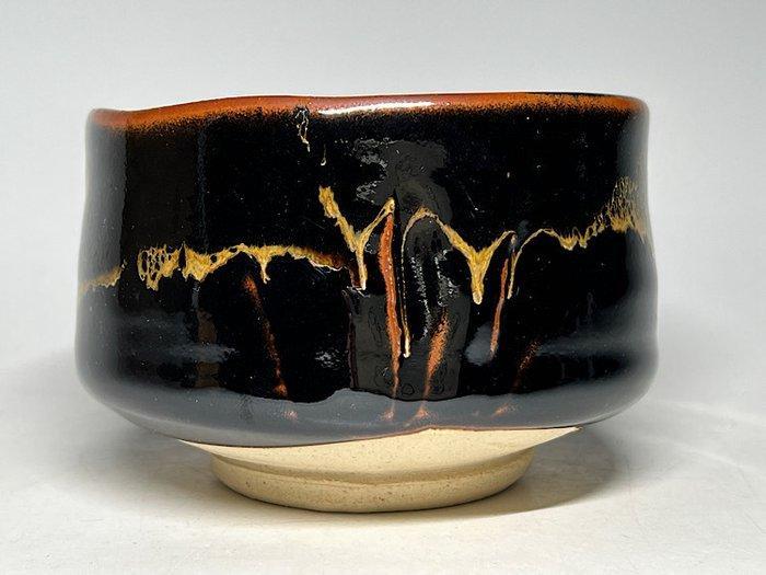 Seto-yaki Glaze-Flow Tea Bowl (Ynagare Chawan) with, Antiek en Kunst, Antiek | Overige Antiek