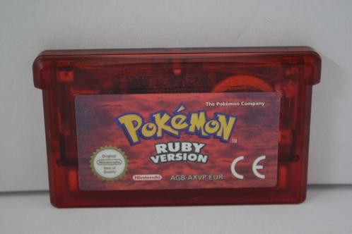 Pokemon Ruby Version (GBA EUR), Spelcomputers en Games, Games | Nintendo Game Boy, 1 speler, Zo goed als nieuw, Verzenden