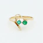 Ring - 18 karaat Geel goud - Smaragd, Nieuw