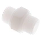 Dubbele Nippel G3/4 PVDF 10bar FDA 36mm Hex, Verzenden, Nieuw