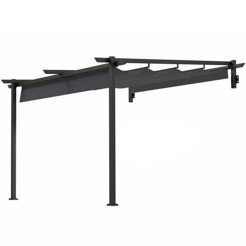 TRUUSK Terrasoverkapping Pergola Ca. 3x3m Terrasoverkapping,, Tuin en Terras, Partytenten, Nieuw, Verzenden