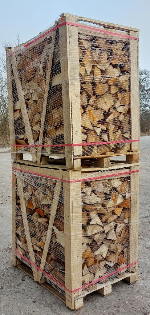 Ovengedroogde mix, gelijk stookbaar., Tuin en Terras, Haardhout, Blokken, 6 m³ of meer, Overige houtsoorten