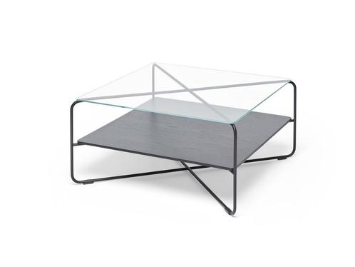 Fést Marabou | Salontafel | Glazen blad | Massief houten, Doe-het-zelf en Verbouw, Verf, Beits en Lak