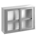 GGM Gastro | RVS wandkast - 1400x400mm - met | WSI1410, Verzenden, Nieuw in verpakking, Meubilair