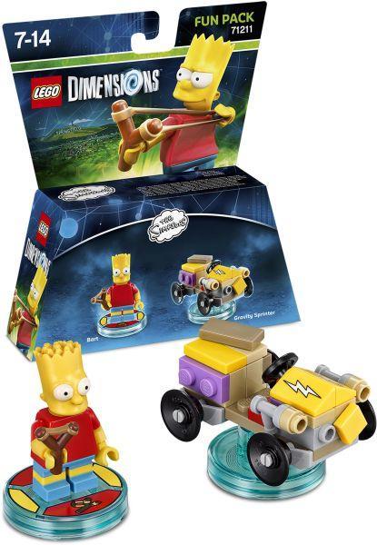 LEGO Dimensions Fun Pack The Simpsons-Bart Simpson, Verzamelen, Beelden en Beeldjes, Zo goed als nieuw, Ophalen of Verzenden
