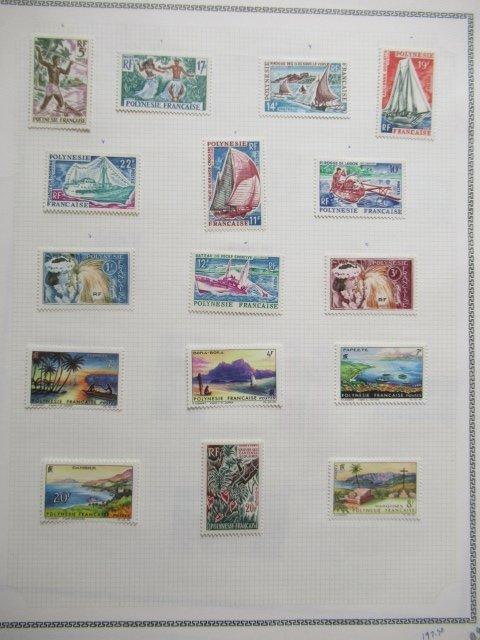 Franse kolonie - Polynesië en Wallis en Futuna,, Postzegels en Munten, Postzegels | Europa | Frankrijk