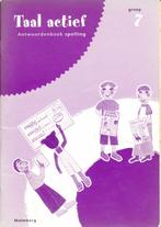 Taal Actief versie 3 Antwoordenboek Spelling groep 7, Boeken, Verzenden, Nieuw