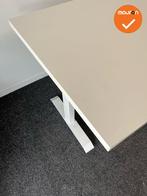 Refurbished - HonMove zit-sta bureau - 180x90 - wit onderste, Werkplek, Ophalen of Verzenden, Gebruikt, Bureau