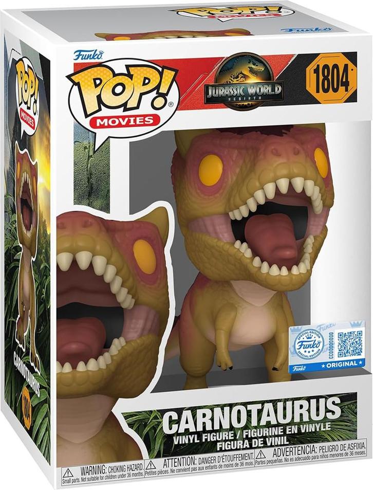 Funko Pop! - Jurassic World Rebirth Carnotaurus #1804 |, Verzamelen, Poppetjes en Figuurtjes, Nieuw, Verzenden