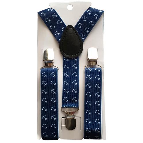 Fako Fashion® - Kinder Bretels - Print - Anker - 65cm -, Kinderen en Baby's, Kinderkleding | Overige, Verzenden