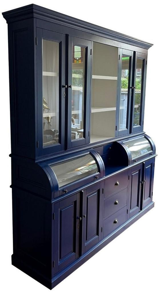 Buffetkast safierblauw Bastiaan 200cm, Huis en Inrichting, Kasten | Buffetkasten, Ophalen of Verzenden