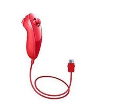 Wii Nunchuk Rood (Third Party) (Wii Accessoires), Spelcomputers en Games, Spelcomputers | Nintendo Wii, Zo goed als nieuw, Ophalen of Verzenden