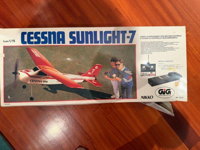 Nikko 1:15 - Modelvliegtuig - Cessna Sunlight 7 / CESSNA-890, Antiek en Kunst, Antiek | Overige Antiek