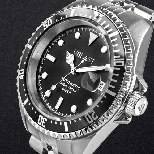 Ublast - Diver 30 ATM - UB3D4411BK - Zonder Minimumprijs -, Sieraden, Tassen en Uiterlijk, Horloges | Heren