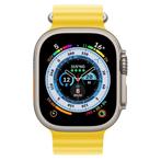 Apple Watch Ultra 49mm LTE Ocean Geel Titanium met GARANT..., Telecommunicatie, Mobiele telefoons | Apple iPhone, Ophalen of Verzenden