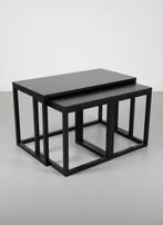 Set bijzettafels - Beuken - Salontafel met twee bijzettafels