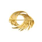Gouden broche als vleugels (kanonsluiting, geelgoud), Sieraden, Tassen en Uiterlijk, Broches, Ophalen of Verzenden, Gebruikt, Overige kleuren