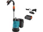 GARDENA 2000/2 - Accu Regentonpomp - 18V P4A met timer en, Verzenden, Nieuw