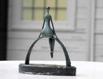 sculptuur, modern bronze stateu ven een sitting woman - 21, Antiek en Kunst