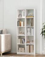 Witte Kubus Boekenkast – Moderne Opbergkast 5 Planken, Huis en Inrichting, Kasten | Boekenkasten, Verzenden, Nieuw
