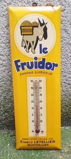 FRUIDOR - Thermomètre publicitaire - Reclamebord - Glacoïde, Antiek en Kunst, Antiek | Wandborden en Tegels