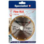 FINE HLK 125x23mm, carbide korrel gecoat all-cut Cirkelzaag, Nieuw