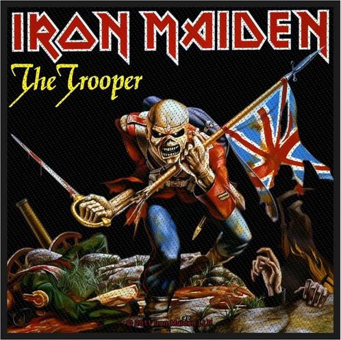 Iron Maiden - The Trooper - patch officiële merchandise, Verzamelen, Muziek, Artiesten en Beroemdheden, Kleding, Nieuw, Ophalen of Verzenden