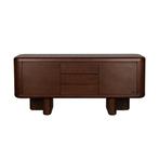 *WOONWINKEL* Dutchbone Herman Rond Vormig Dressoir Walnoot, Verzenden, Nieuw