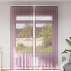 vidaXL Gordijnen met lussen 2 st 140x260 cm paars, Huis en Inrichting, Verzenden, Nieuw