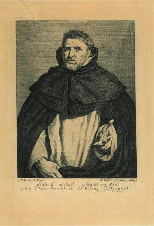 Portrait of Michael Ophovius, Antiek en Kunst, Kunst | Etsen en Gravures