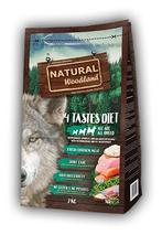 NATURAL WOODLAND 4 TASTES DIET 2 KG (Honden, Huisdieren), Dieren en Toebehoren, Verzenden, Nieuw