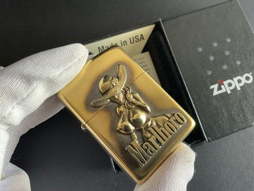 Zippo - Marlboro - Zonder Minimumprijs - Zakaansteker -, Verzamelen, Rookartikelen, Aanstekers en Luciferdoosjes