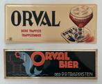Orval - Trappist Orval 2 reclameborden metaal nieuwstaat -